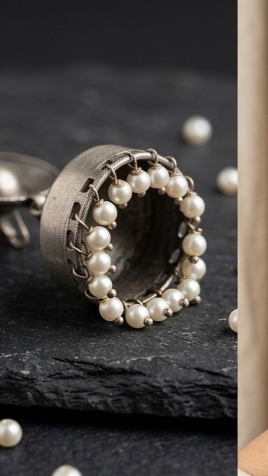 Classic Dome Jhumka Earrings