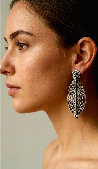 Layered Tribal Earrings